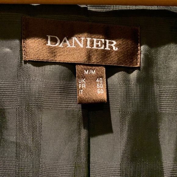 Danier Mens Leather Blazer size M - Picture 3 of 4